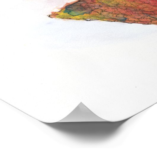 Roodsnavelhaai Poster (Hoek)