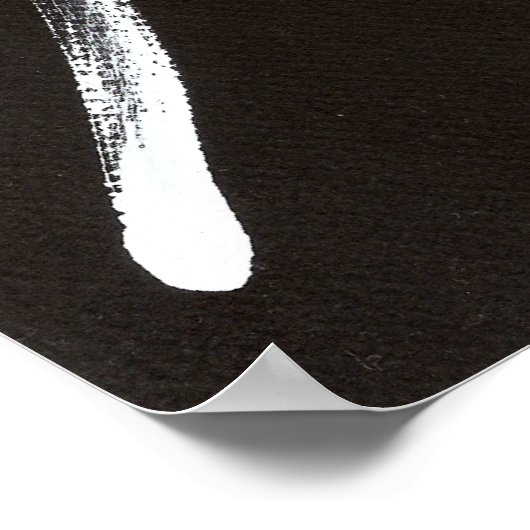 Roodsneeuwvogel als veer poster (Hoek)