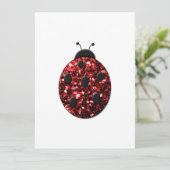 Roodsparren Ladybird Ladybug Kaart (Staand voorkant)