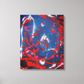 Roodspatten Canvas Afdruk (Voorkant)