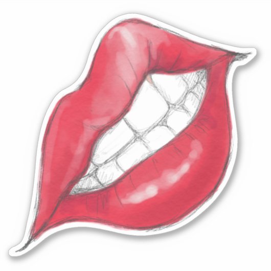 Roodspoelen Sticker (Voorkant)