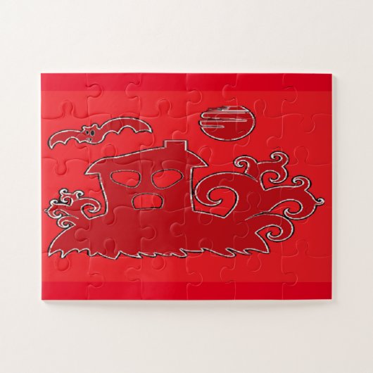 Roodspookhuis Legpuzzel (Horizontaal)