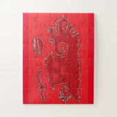 Roodspookhuis Legpuzzel (Verticaal)