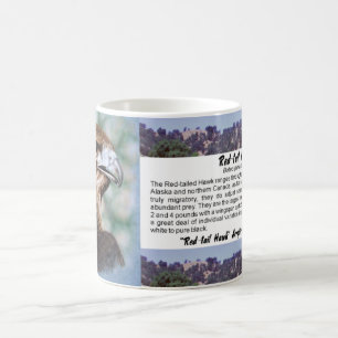 Roodstaart Hawk-luchtborstel Koffiemok