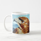 Roodstaart Hawk-textiel Koffiemok (Links)