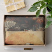 Roodstaart Hawk Waterverf Illustratie Decoupage Tissuepapier (Geschenk)