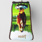 Roodstaartbuizerd - golfputter met initialen of na golfheadcover (Draai 90)