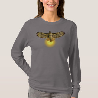 Roodstaartbuizerd vliegt in de zon t-shirt