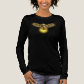Roodstaartbuizerd vliegt in de zon Tri-Blend shirt (Voorkant)