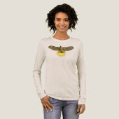 Roodstaartbuizerd vliegt in de zon Tri-Blend shirt (Voorkant)