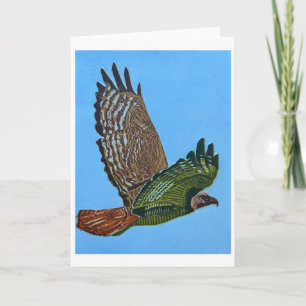 Roodstaartbuizerd Vouwbare Notitiekaart