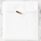 Roodstaartbuizerdveer Ronde Sticker (Tas)