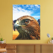 Roodstaarthaai Canvas Afdruk (Insitu (Woonkamer))