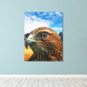 Roodstaarthaai Canvas Afdruk (Insitu (Houten vloer))