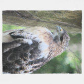 Roodstaarthaai Fleece Deken (Voorkant (Horizontaal))