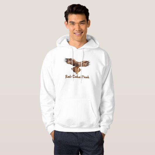 roodstaarthaai hoodie (Voorkant volledig)