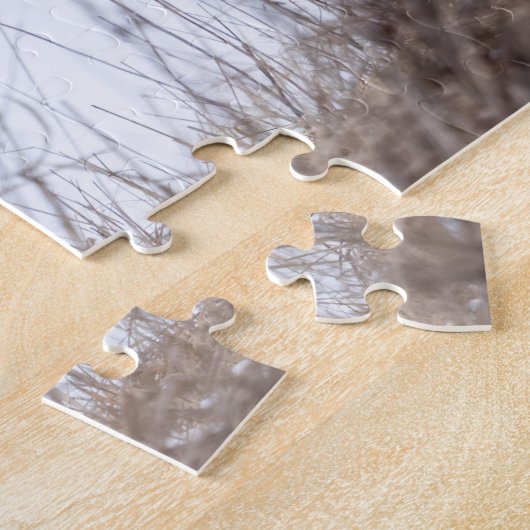 Roodstaarthaai tijdens de vlucht legpuzzel (Zijkant)