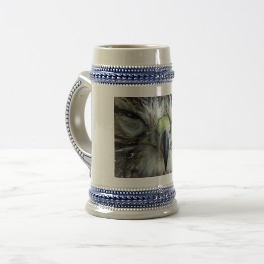 RoodstaartHawk Beer Stein Bierpul (Voorkant links)