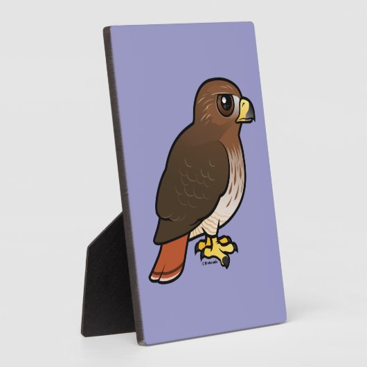 RoodstaartHawk Fotoplaat (Zijkant)