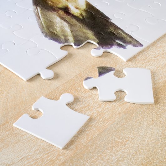 RoodstaartHawk in vliegfoto Legpuzzel (Zijkant)