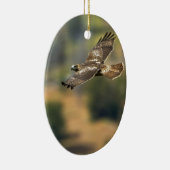 RoodstaartHawk Keramisch Ornament (Rechts)