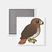 RoodstaartHawk Magneet (Voorkant / Achterkant)