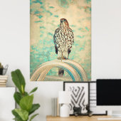 RoodstaartHawk Poster (Thuiskantoor)