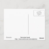 RoodstaartHawkgaze Briefkaart (Achterkant)