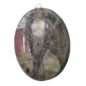 roodstaartpijpkarton dartbord (Voorkant Rechts)