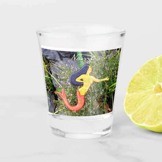 Roodstaartsirene zeemeermin Thunder_Cove Shot Glas (Voorkant)