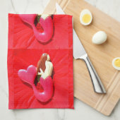 roodstaartzeemeerlingen theedoek (Quarter Fold)