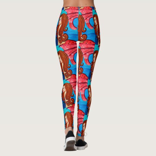 roodstaartzeemeerminnen leggings (Achterkant)