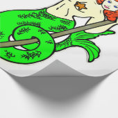 roodstaartzeemeervis cadeaupapier (Hoek)