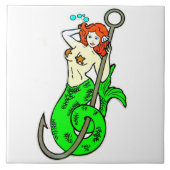 roodstaartzeemeervis tegeltje (Voorkant)