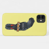 Roodstaartzwarte cartoon Case-Mate iPhone case (Achterkant (horizontaal))