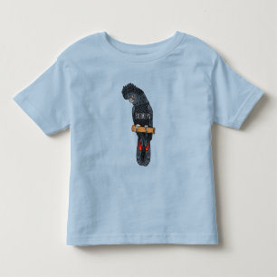 Roodstaartzwarte cartoon kinder shirts