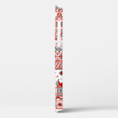 Roodstam etnische naadloze patronen Case-Mate iPhone case (Achterkant / Links)