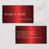 RoodstandaardVisitekaartjes Visitekaartje (Voorkant / Achterkant)