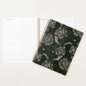 Roodstart in de chrysanten in groen en wit planner (Display)