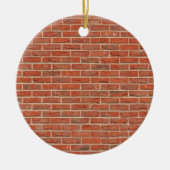 Roodsteen wandtextuur keramisch ornament (Voorkant)