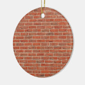 Roodsteen wandtextuur keramisch ornament (Links)