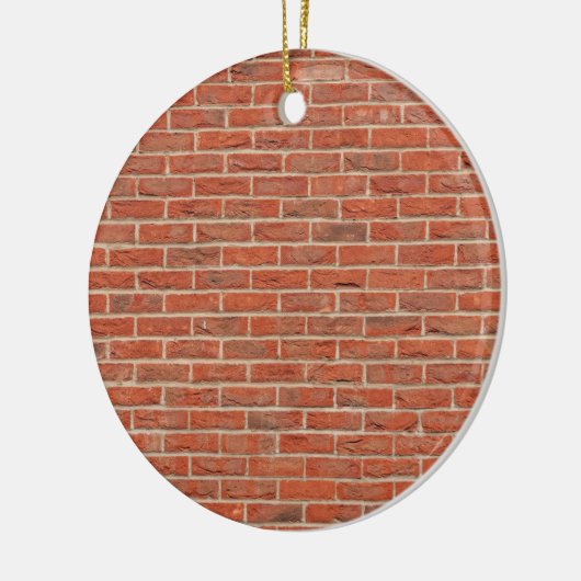 Roodsteen wandtextuur keramisch ornament (Links)