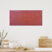 Roodsteen wandtextuur poster (Keuken)