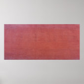 Roodsteen wandtextuur poster (Voorkant)