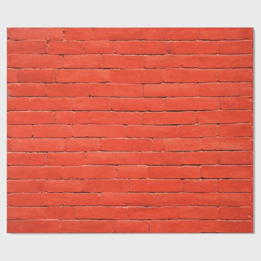 Roodstenen muur van brick cadeaupapier (Vlak)