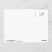 Roodtandijspagave Briefkaart (Achterkant)