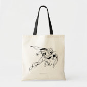 Roodtornado-overzicht Tote Bag (Voorkant)