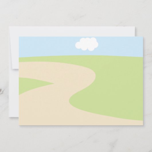 Roodtractorboys Baby shower Kaart (Achterkant)