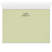 Roodtroebele Hummingbird Birthday Card (Binenzijde Horizontaal (Onderkant))