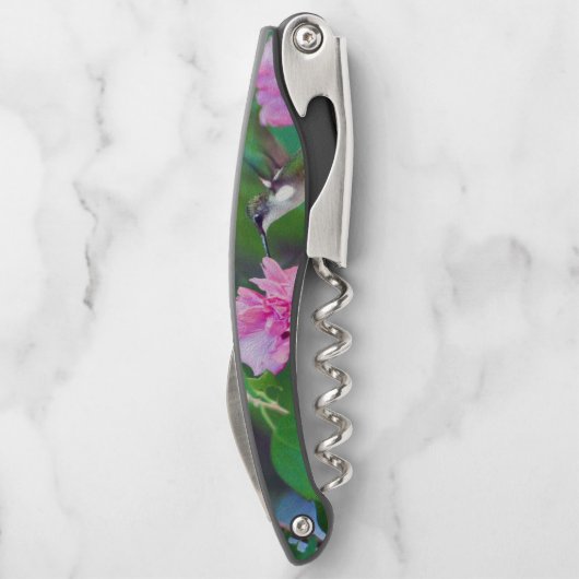 Roodtroebele Hummingbird Corkschroef Kurkentrekker (Achterkant)